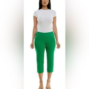 RACHEL ZOE green cropped skinny leg pants-size 8 NWT